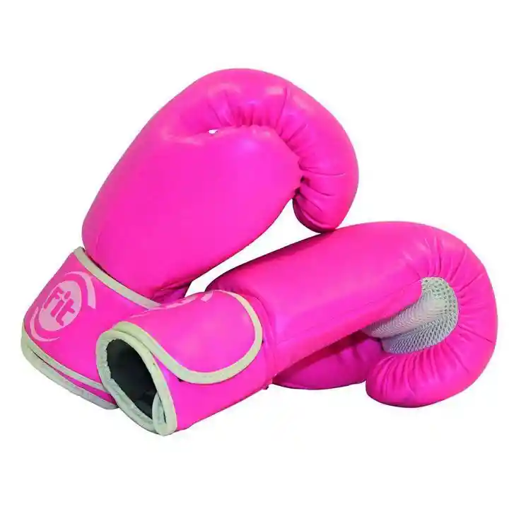 GUANTES BOXEO 10OZ ROSADO SPORT FITNESS 