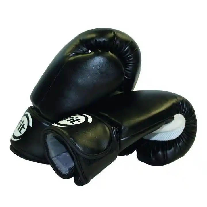 GUANTES BOXEO  14OZ HOMBRE NEGRO  SPORT FITNESS 