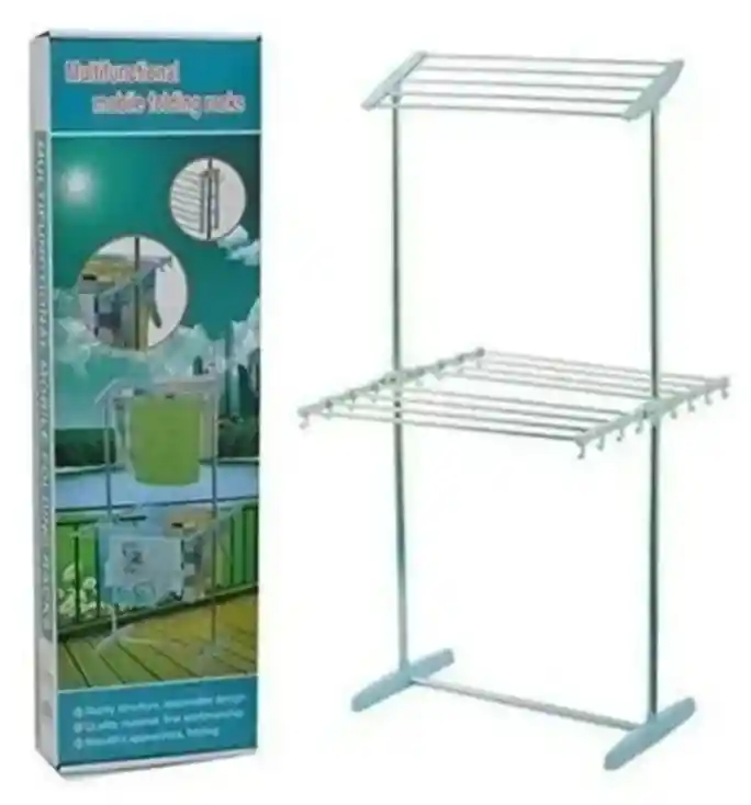 Soporte Para Tender Ropa Portable Mobile Folding Racks