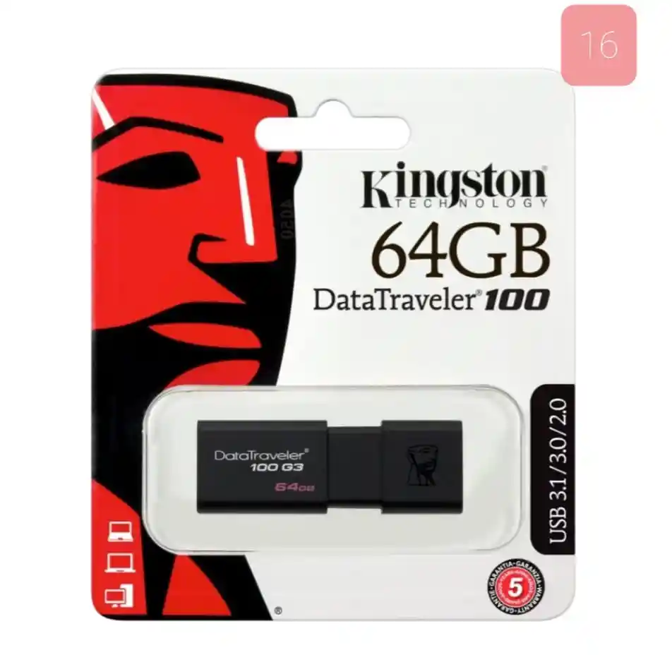 Kingston Memoria Usb 64 Gb