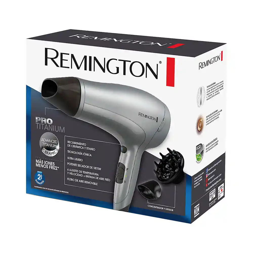 Remington Secadorpro Titanium Anti Frizz