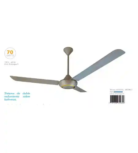 Ventilador Techo Bronce 56"