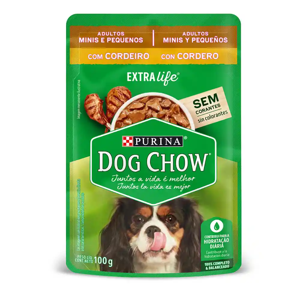 Dog Chow Adultos Mini Pequeños Cordero