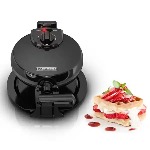 WAFFLERA GIRATORIA 800 WATSS 180∞ DIVISOR 4 SECCIONES BANDEJA DE RESIDUOS - WM1000B