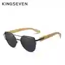 Gafas De Sol Para Dama / Mujer Polarizadas Filtro Uv400 Kingseven - Negro