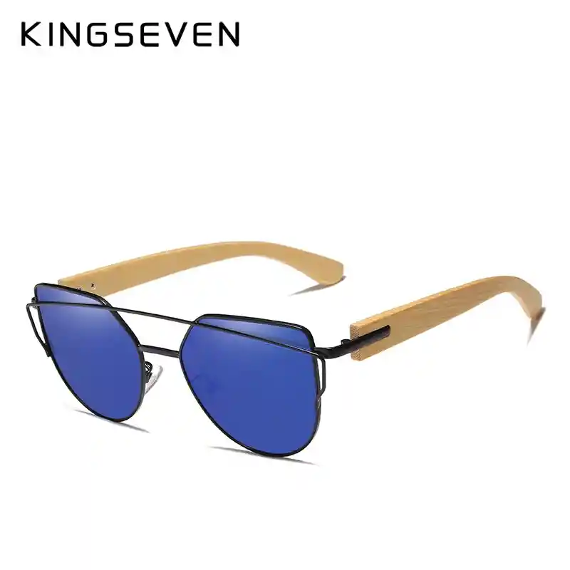 Gafas De Sol Para Dama / Mujer Polarizadas Filtro Uv400 Kingseven - Azul