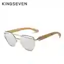 Gafas De Sol Para Dama - Mujer Polarizadas Filtro Uv400 Kingseven - Plateado