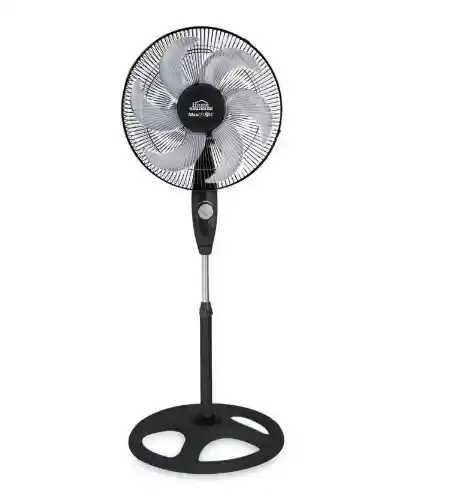 Ventilador Maxi Flow Pedestal Negro 18"