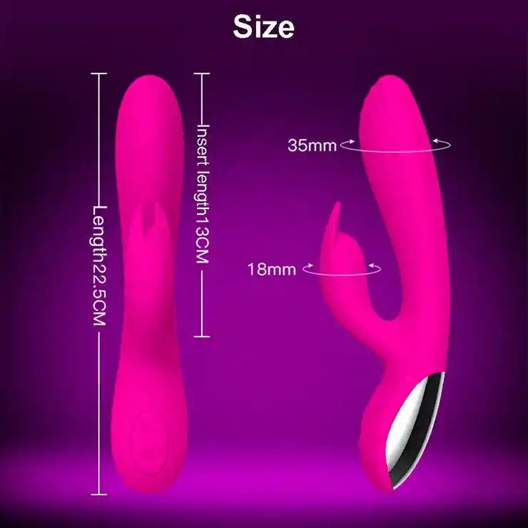 Vibrador sexual USB a prueba de agua estimulación clitorial