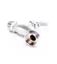 Llave Para Jardin Metalica Cromo Satinado Grival