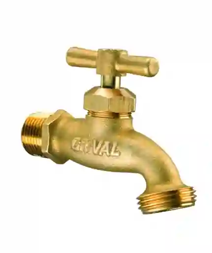 Llave Para Jardin Metalica Bronce Grival