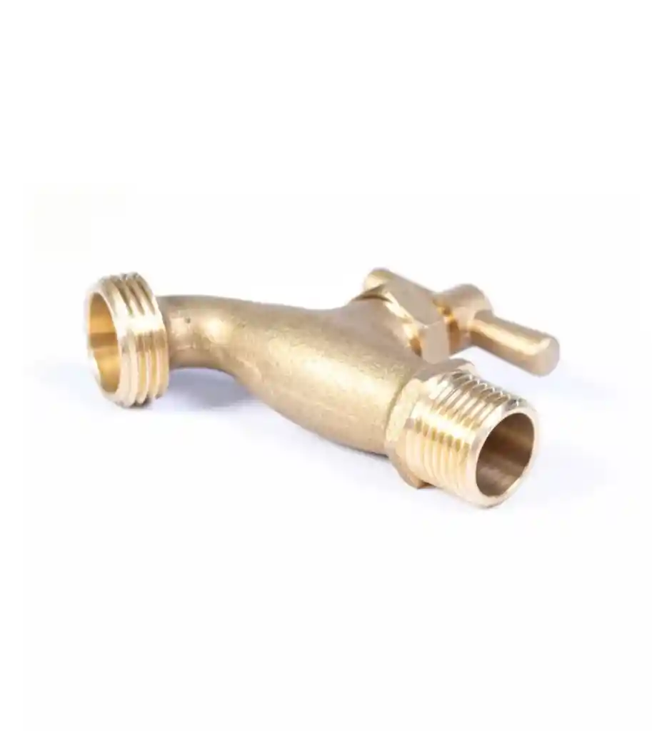 Llave Para Jardin Metalica Bronce Grival