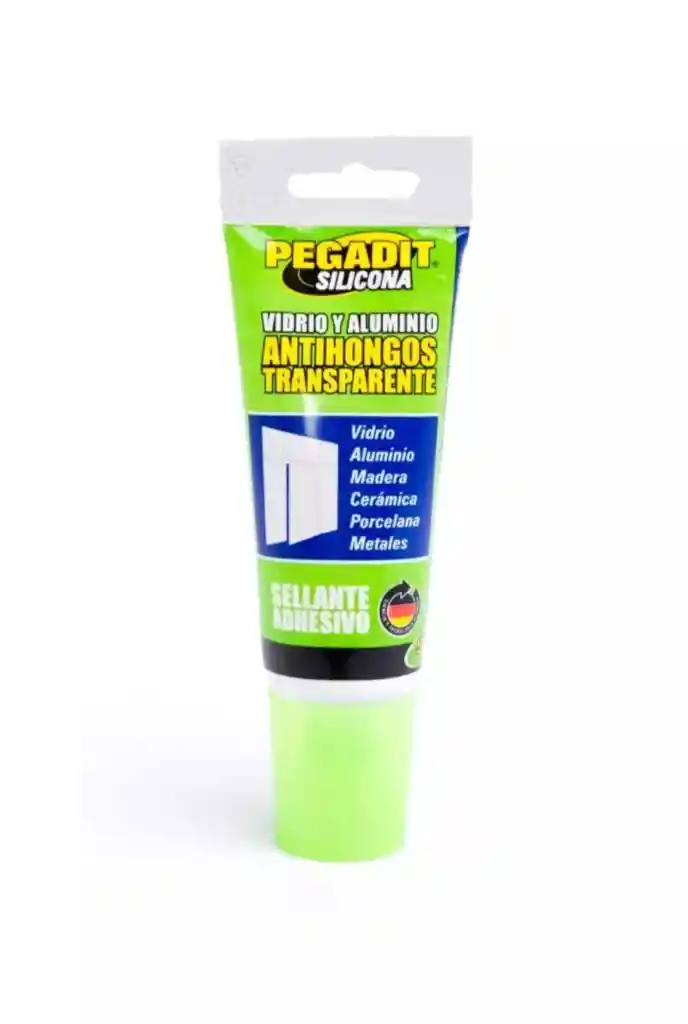 Pegadit Silicona Antihongos Vidrio Y Aluminio Transparente 50Ml