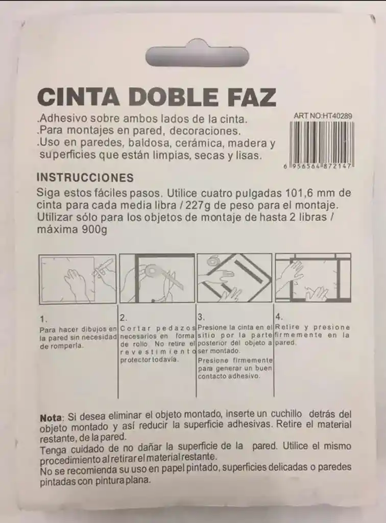 Cinta Doble Faz X 2mt