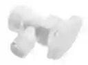 Llave o Valvula de Regulacion 1/2" Blanca Plastica Dicol