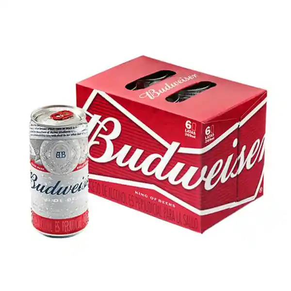 Budweiser Cerveza 6Pack