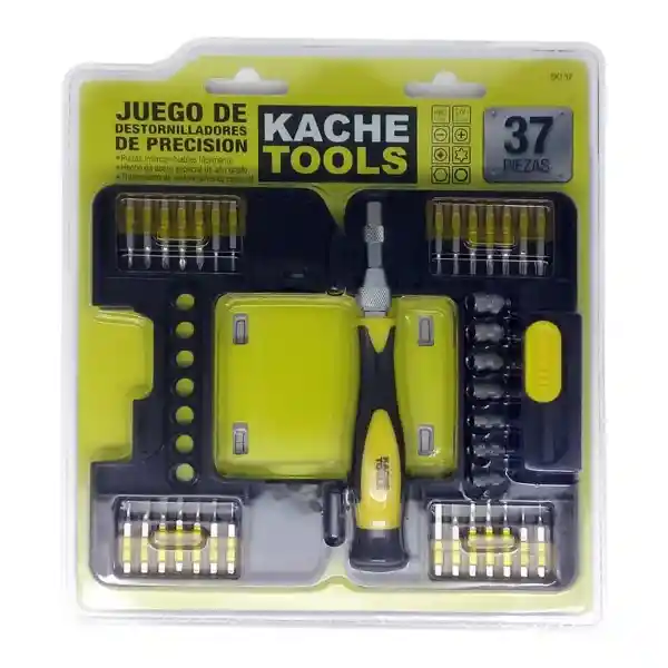 Kache Tools - Juego Destornilladores Precisión Electrónica, Pc, Celulares