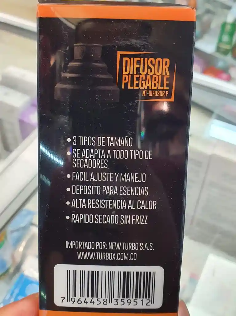 Difusor Universal para Secador punta en Silicona