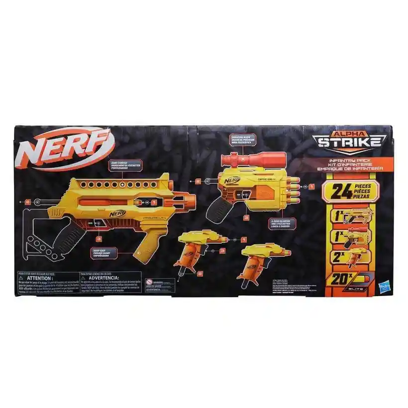 Nerf Lanzador Pack De Infanteriaalpha Strike