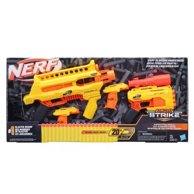 Nerf Lanzador Pack De Infanteriaalpha Strike