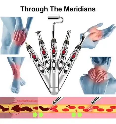 Lápiz Acupuntura Electrónico + 4 Cabezales 