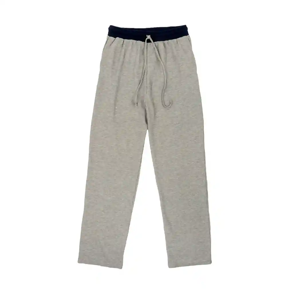 Pantalón Hombre De Descanso Gris Claro Talla L 