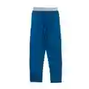 Pantalón Hombre De Descanso  Azul Petroleo Talla L 