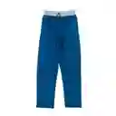 Pantalón Hombre De Descanso  Azul Petroleo Talla L 