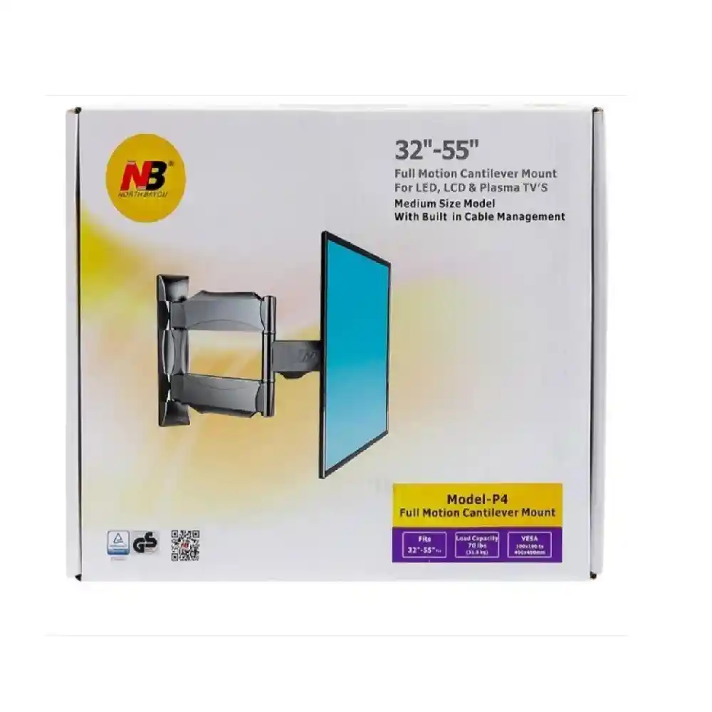 Soporte Para Tv Brazo North Bayou Nb P4 32 A 55 Original