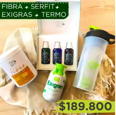 KIT COMPLETO SERFIT+EXIGRAS+FIBRA+TERMO