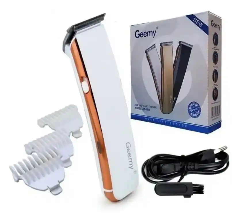 Maquina Patillera Peluquera Gemy Inalambrica Recargable Guia