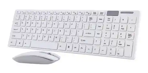 Combo Teclado + Mouse Inalámbrico Ultra Delgado + Protector