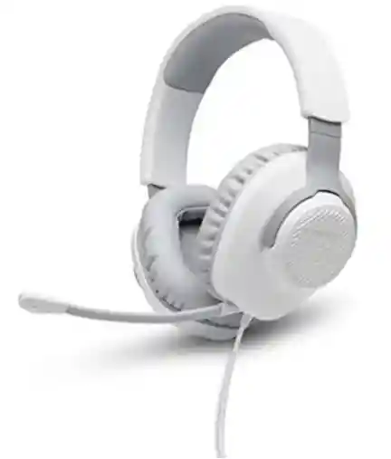 Jbl Audifonos Diadema Gamer Con Microfono - Blanco