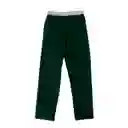 Pantalón Hombre De Descanso Verde Oscuro Talla L 