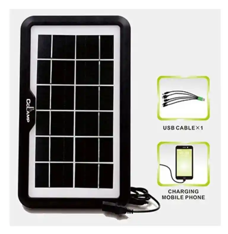 Panel Solar Cargador Celular 8w Energía Solar Original