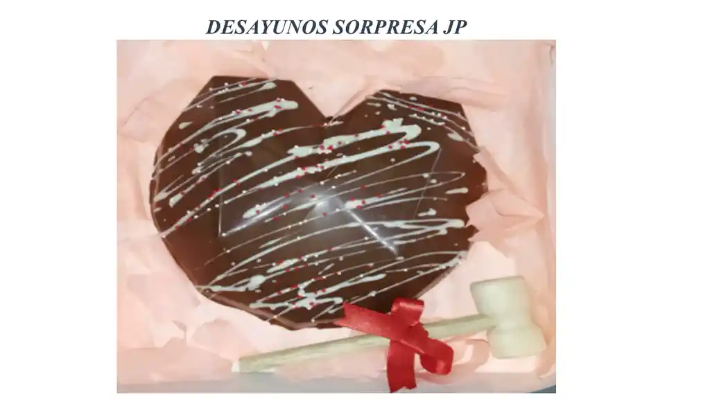 Corazón de chocolate sorpresa 
