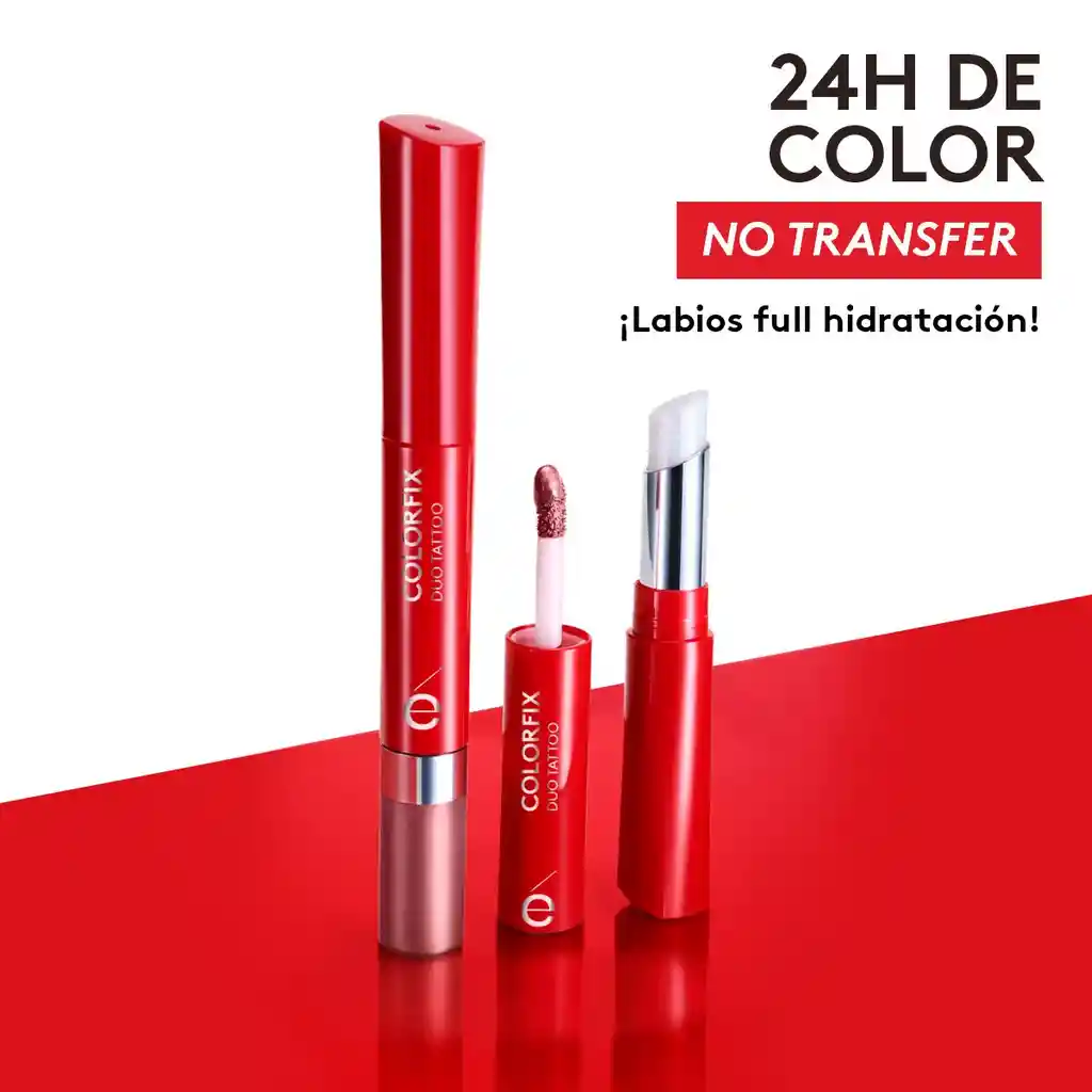 Esika Labial Colorfix Duo Tattoo Tono Rosa Dream