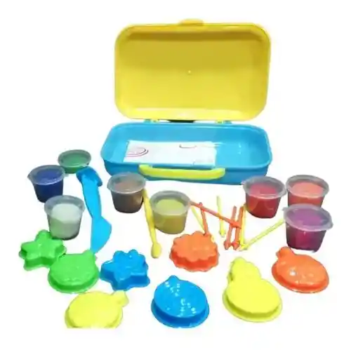 Set Plastilina Con Moldes Juguete Didactico Para Niños