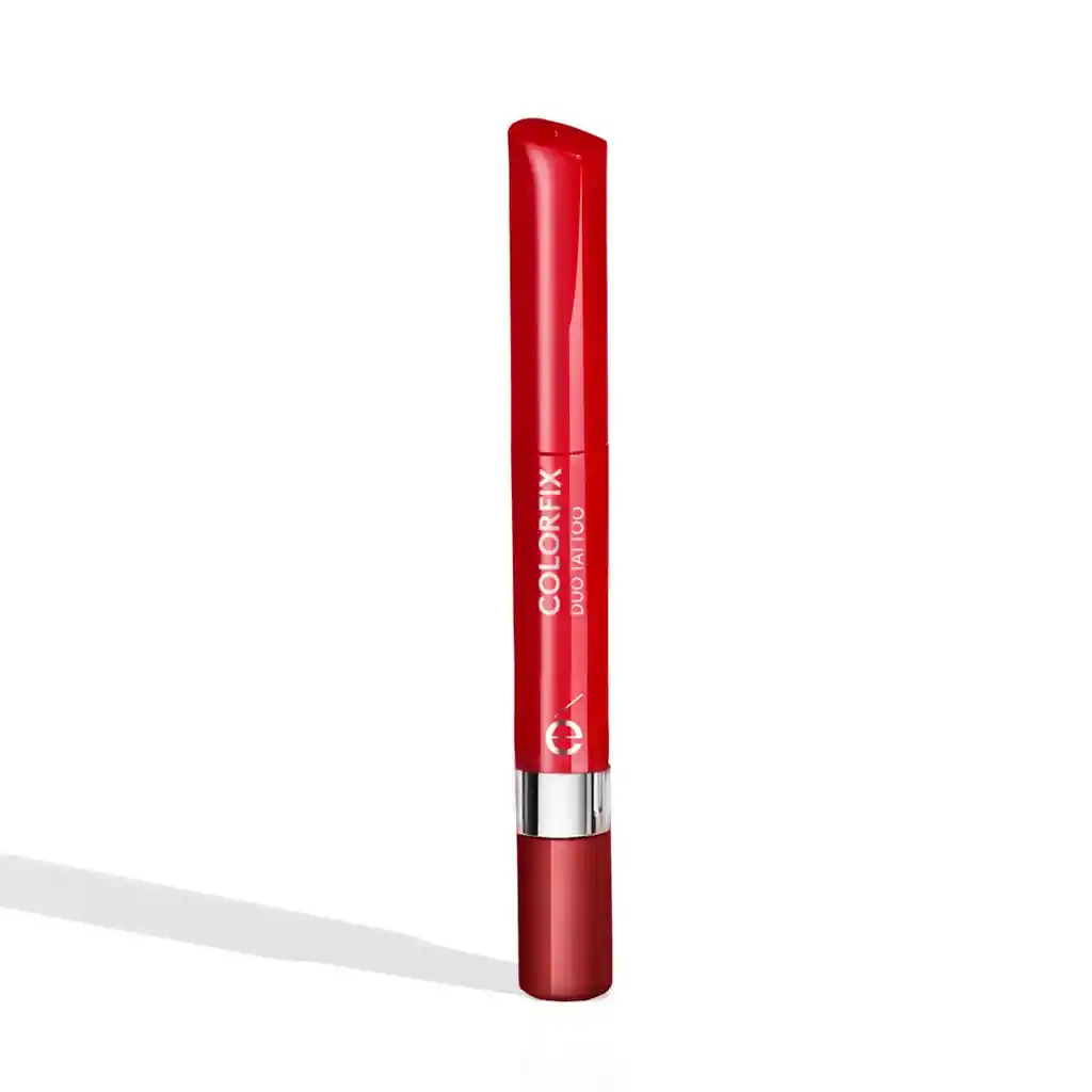 Esika Labial Colorfix Duo Tattoo Tono Rojo Passion