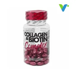 Collagen & Biotin Complex Colágeno Y Biotina - Healthy America