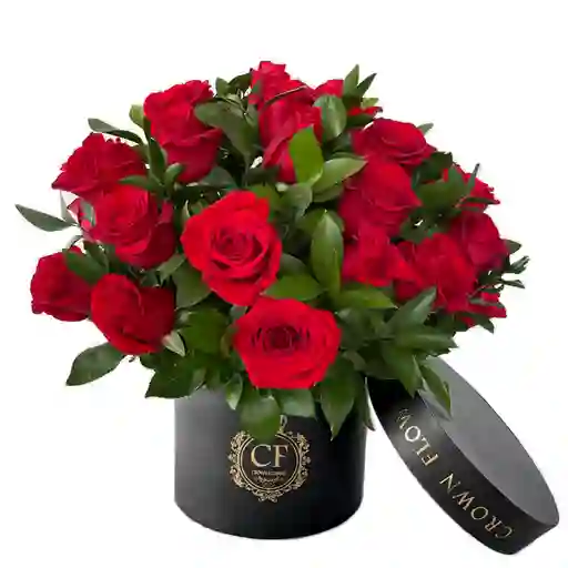 Passion Dream Box negro - 24 Rosas