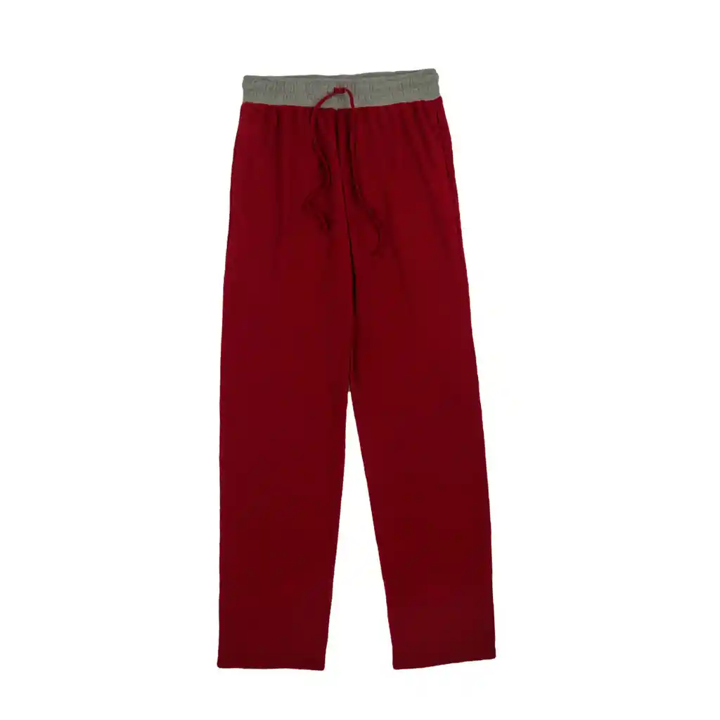 Pantalón Niño De Descanso Vinotinto Talla 12