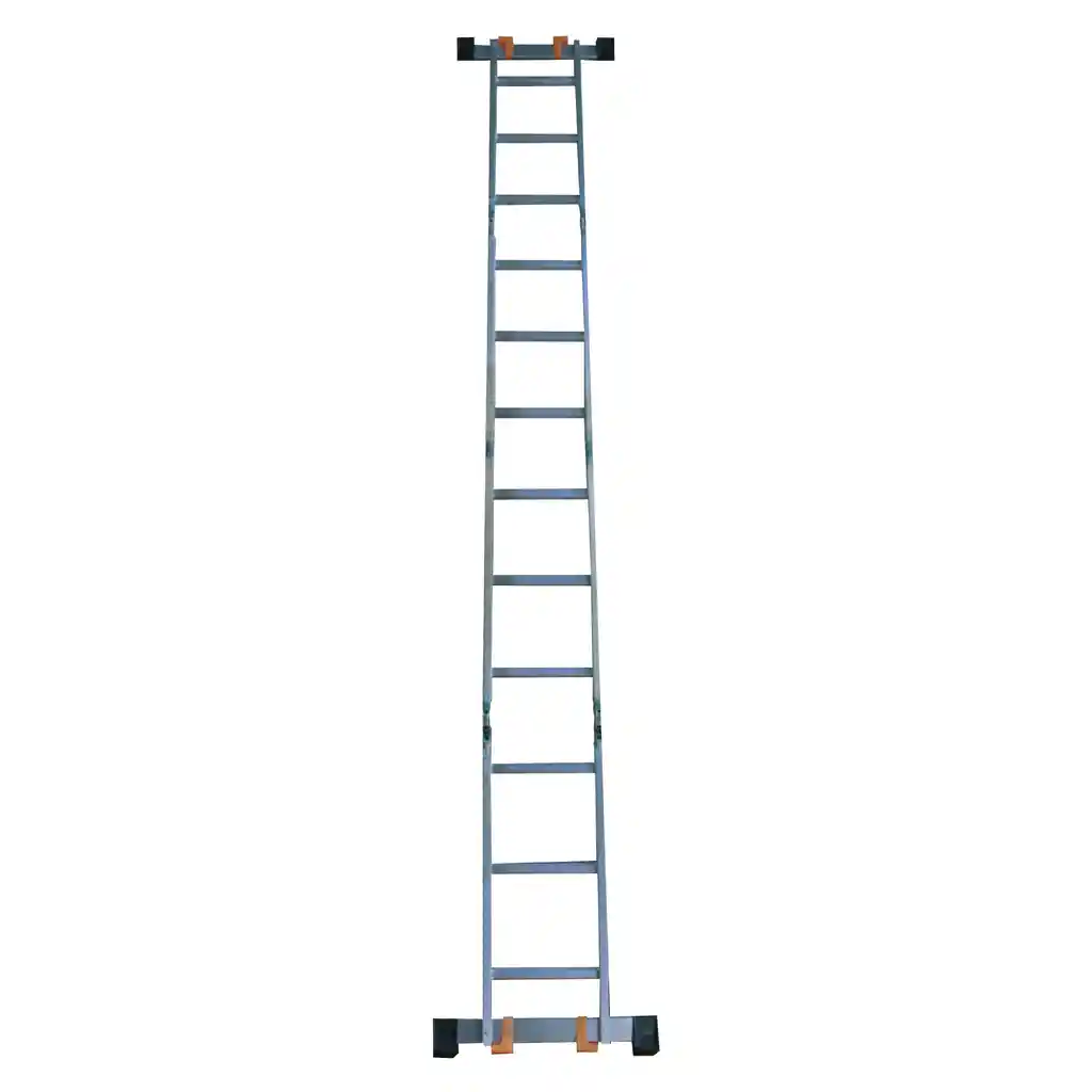 Escalera Multipropósito 12 Pasos (4X3) con cauchos reforzados