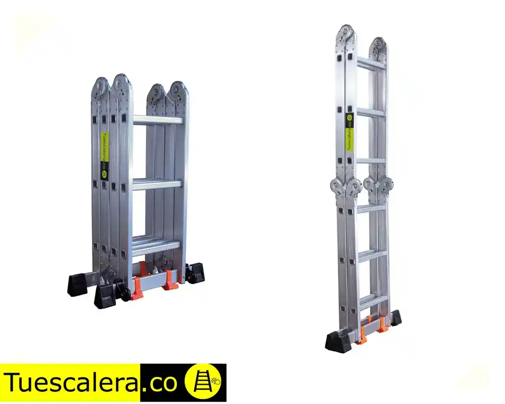 Escalera Multipropósito 12 Pasos (4X3) con cauchos reforzados