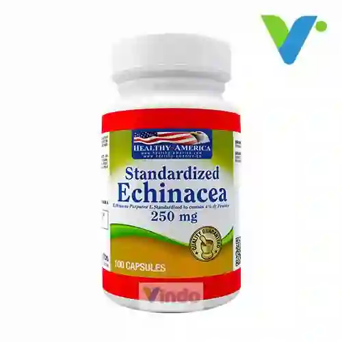  HEALTHY AMERICA Echinacea 250 Mg 100 Capsulas 