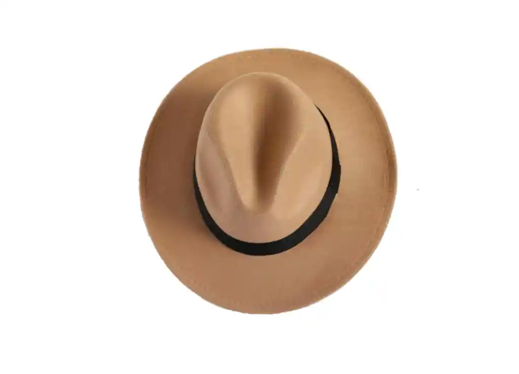 Sombrero Fedora Paño Ajustable C-beige
