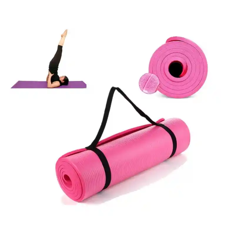 Colchoneta Mat 10mm Tapete Ejercicio Pilates Yoga Gym