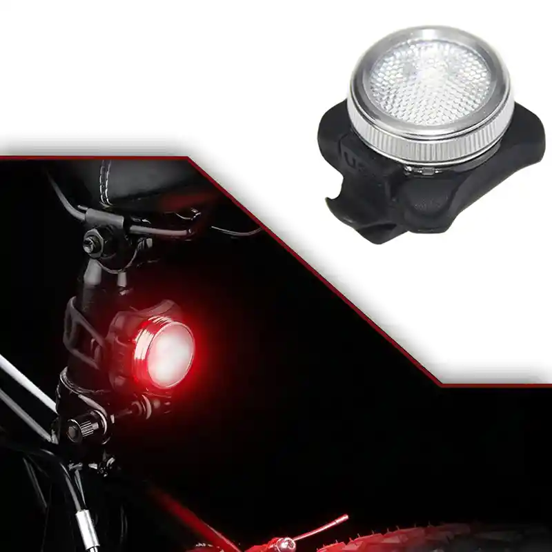 LUZ LED STOP PARA BICICLETA RECARGABLE USB 5 MODOS OPERACIÓN