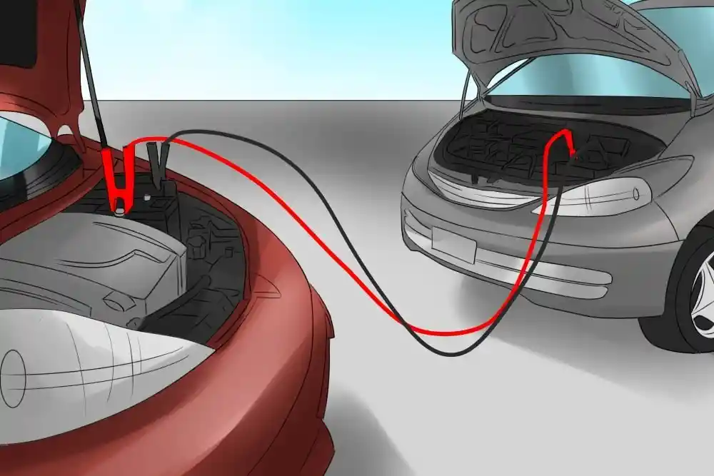 Cables Para Iniciar Pasa Corriente Carro Inicio Rápido Batería Automóvil Motos