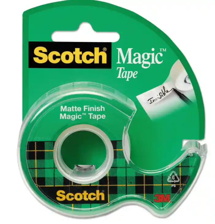 Scotch Cinta Magicacon Dispensador 3/4" X 300", 1"